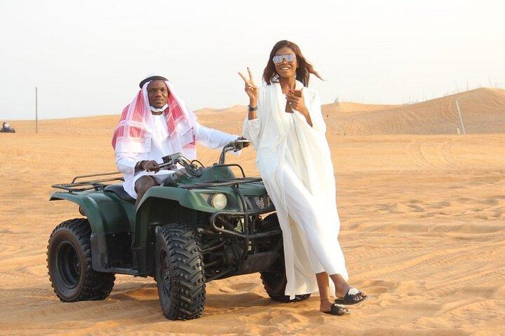 Quad Bike Dubai With Desert Safari, BBQ Buffet, Live Shows & More