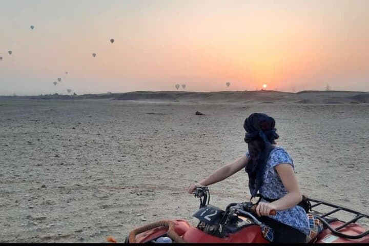 Quad bike safari experience mountains in Luxor