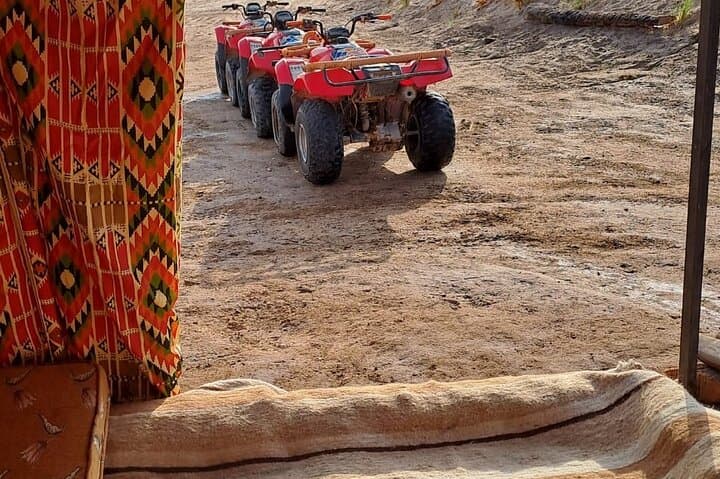 Quad bike safari experience mountains in Luxor