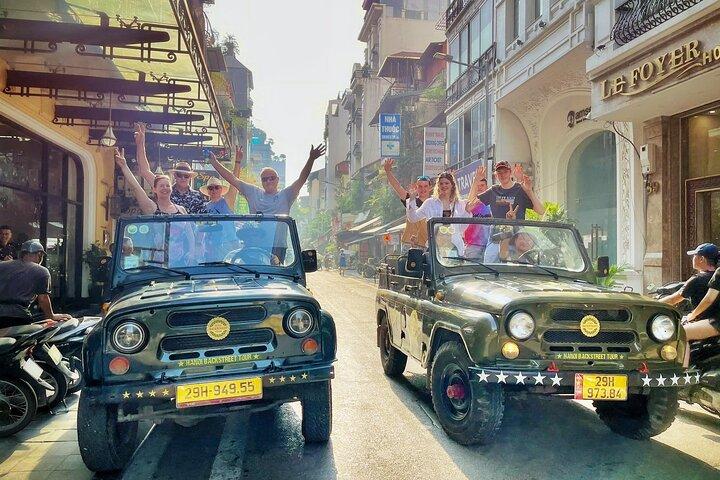 Hanoi Michelin Star Food Tour Via Jeep, Vespa or Motorbike