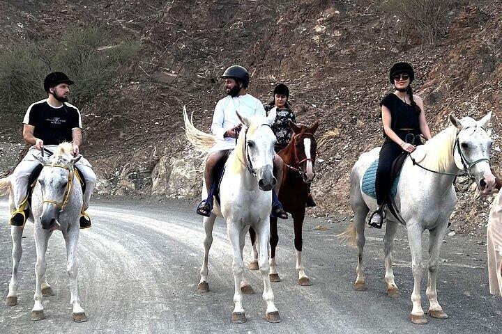 Hatta Mountain Tour with Horse Riding and Lunch in Private Car
