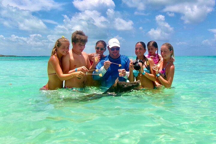 Nassau Swimming Pigs and Private Beach Club Escape