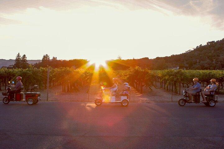 Sonoma at Sunset - All Inclusive Wine & Dine Electric Trike Tour