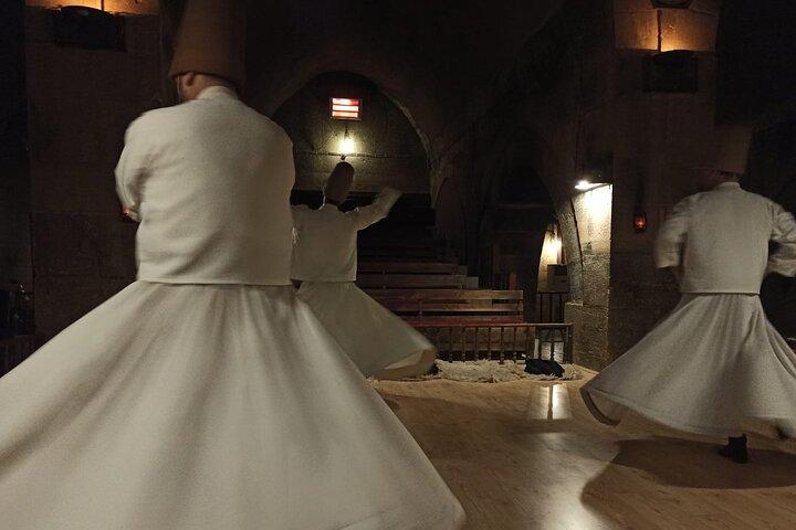 Whirling Dervishes in Historical Cave in Cappadocia