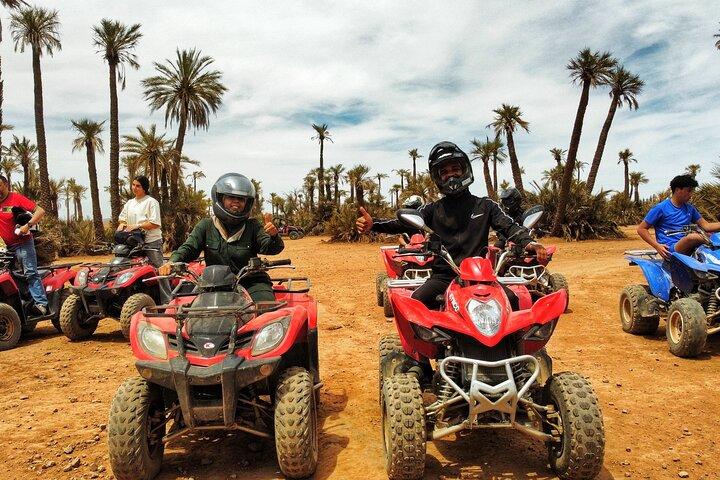 Marrakech : Excursion en Quad dans la Palmeraie et désert jbilet