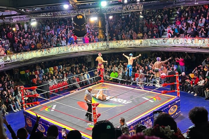Lucha Libre Saturday Show in Mexico City (SEATS FROM BALCONY)