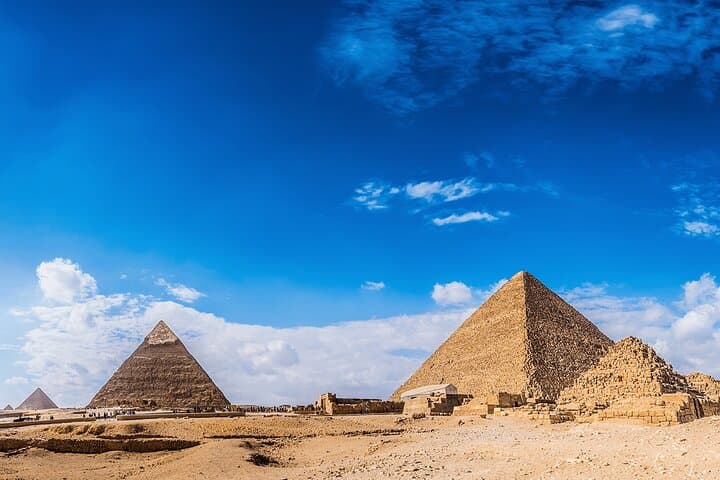 The Grand Egyptian Museum and the Pyramids of Giza Private Tour.