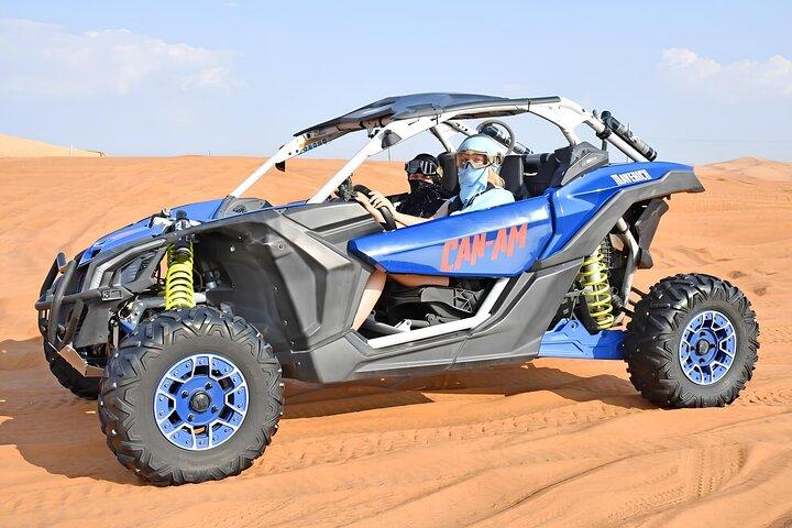 Dubai: Morning CaNam Buggy Safari with Sandboarding & Camel Ride