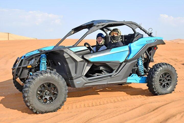 Dubai: Morning CaNam Buggy Safari with Sandboarding & Camel Ride