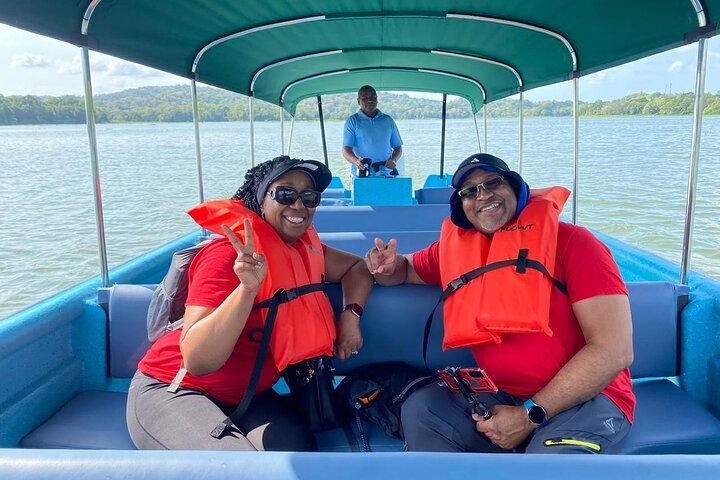 Panama Canal and Monkey Island in Gatun Lake