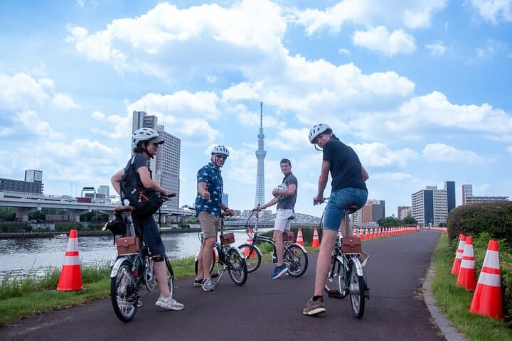 Tokyo Non-Touristy Local Private E-bike Cycling Tour from Asakusa