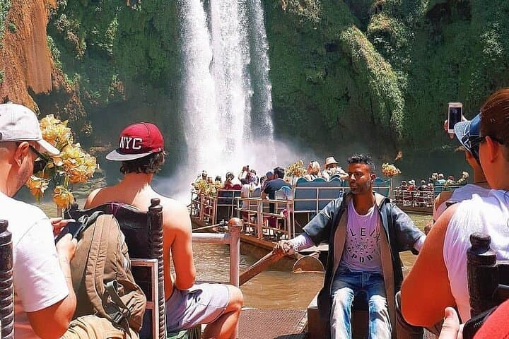 Explore Ouzoud waterfalls Marrakech Guided Hike & Boat Experience