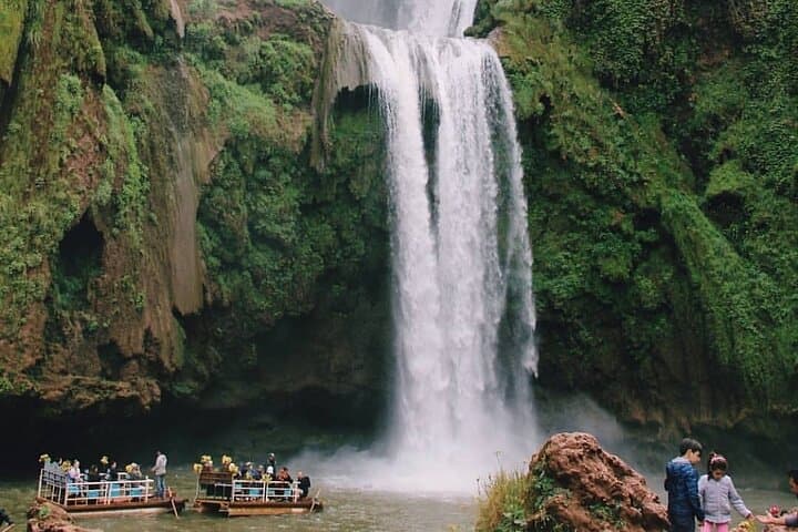 Explore Ouzoud waterfalls Marrakech Guided Hike & Boat Experience