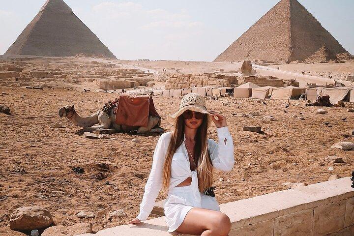 All inclusive Giza Pyramids, Sphinx ,lunch, Camel& inside pyramid