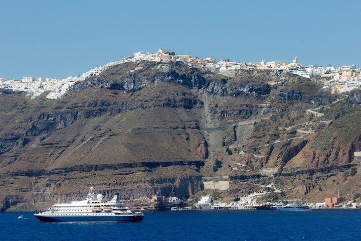 Caldera Morning Cruise and Sunset from Oia Village