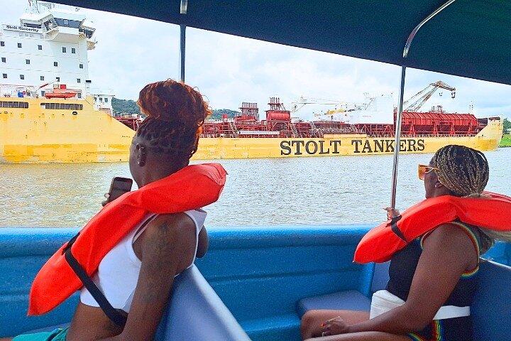 Panama Canal and Monkey Island in Gatun Lake
