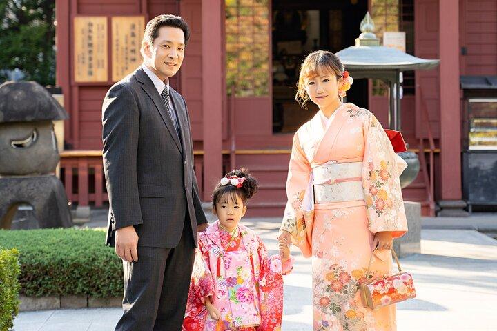 Family Kimono Experience & Photography in Asakusa Tokyo HANAYAKA