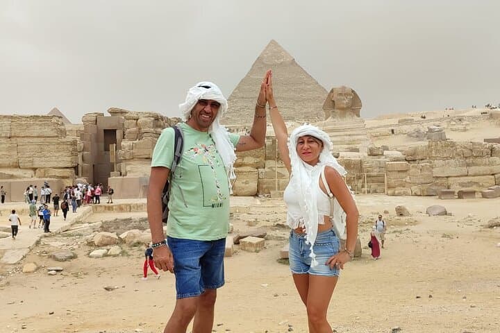 Full-Day Giza Pyramids, Sphinx, Grand Egyptian Museum & Bazaar