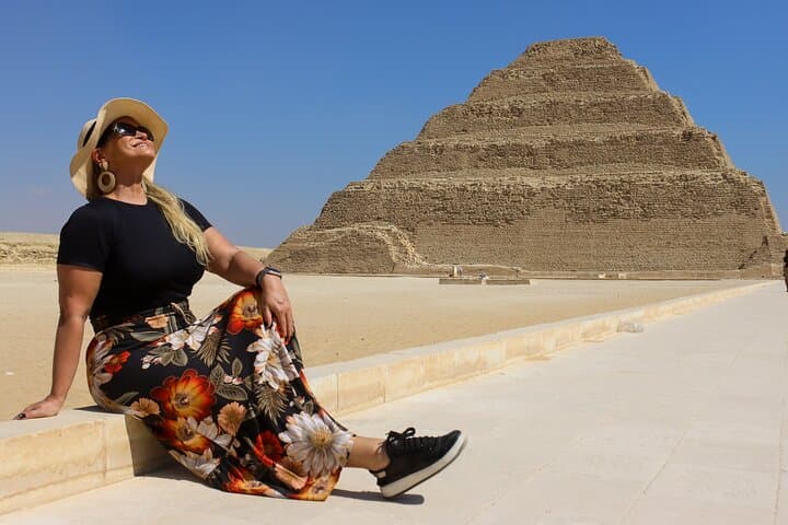 VIP All inclusive Giza Pyramids, Sakkara, Memphis& inside pyramid