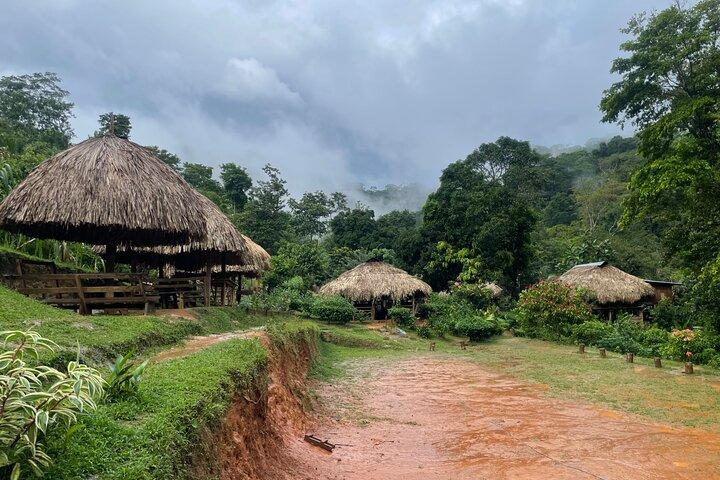 Panama City Visit an Indian town Embera and waterfall with lunch