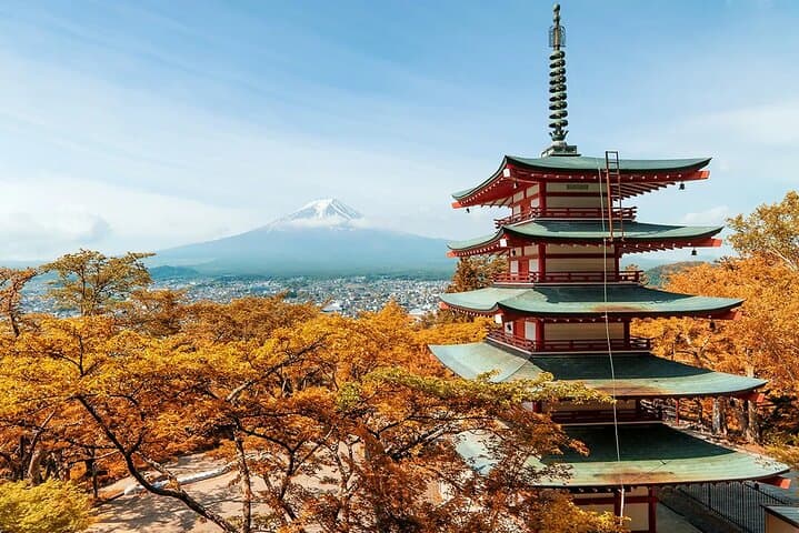 Mt Fuji Exploration Tour with Free Japanese Kusa Mochi from Tokyo