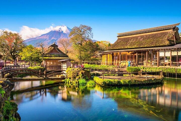 Mt Fuji Exploration Tour with Free Japanese Kusa Mochi from Tokyo
