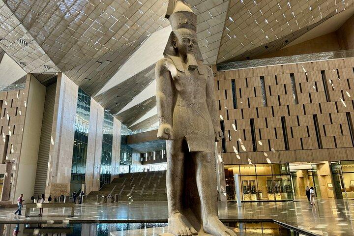 Grand Egyptian Museum Private Tour with Giza Pyramids Photoshoot