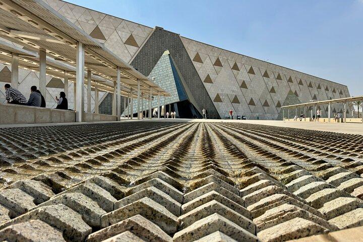 Grand Egyptian Museum Private Tour with Giza Pyramids Photoshoot
