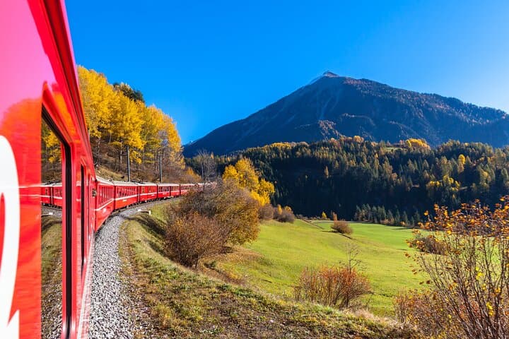 Bernina Express Private Tour from Milan