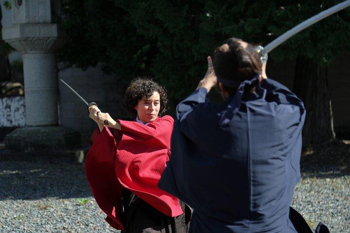Become a Samurai Movie Star in Kyoto by Filming with a Real Actor