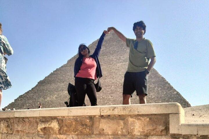 Full Day tour Giza Pyramids and The New Grand Egyptian Museum GEM