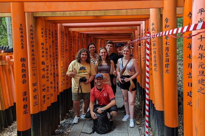 Full day Kyoto Walk in Fushimi, Arashiyama, Monkey, and Kinkakuji
