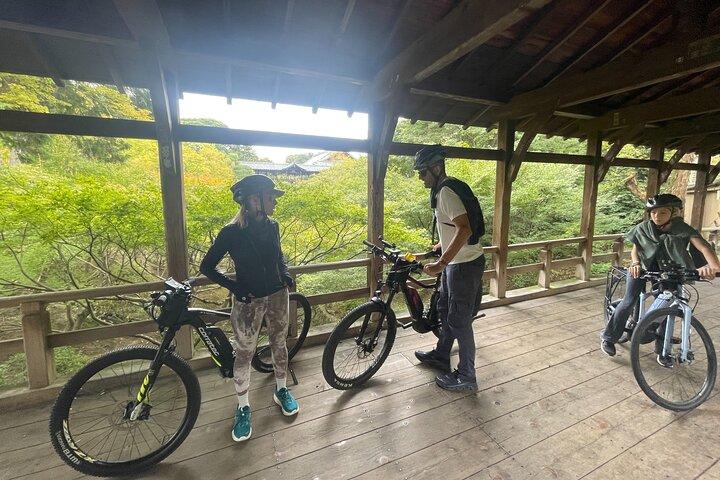 Kyoto Gion & Fushimi E-Bike Tour with Hotel Transfer