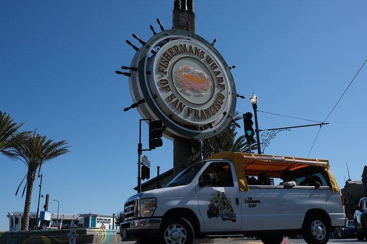 Alcatraz Tour + 90 min San Francisco City Open Air Van Tour