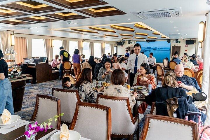 Luxury Symphony Cruise Halong Bay Day Trip with Jacuzzi and Lunch