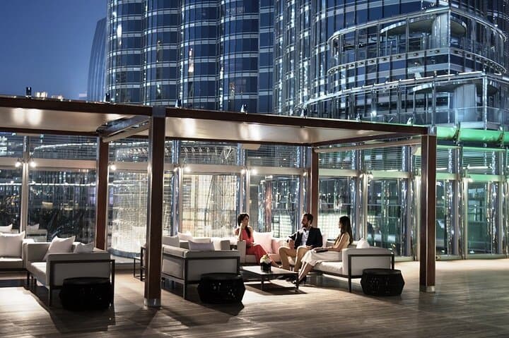 Burj Khalifa 125th Floor, Lunch or Dinner at Rooftop Burj Club