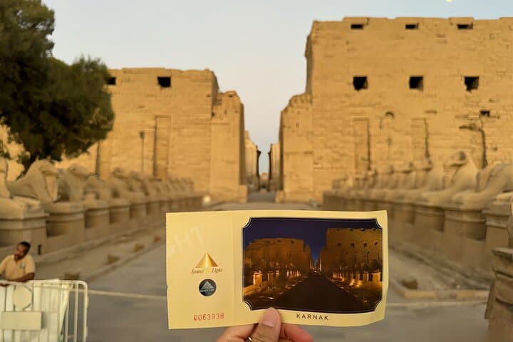 Sound and Light Show A Mystical Night at Karnak Temples in Luxor