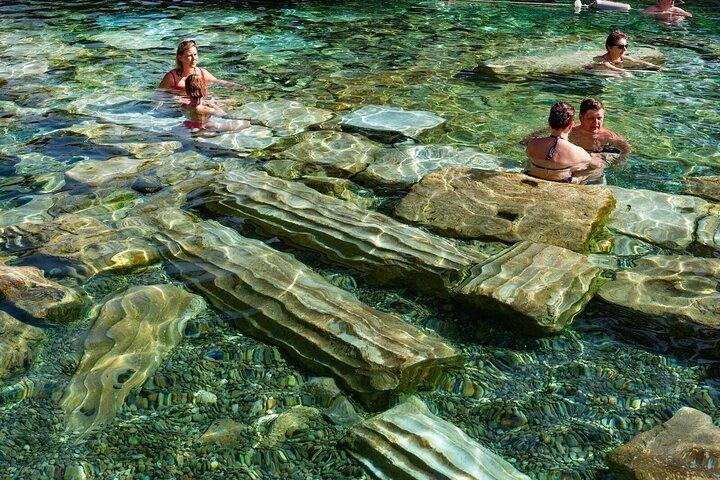 From Antalya Pamukkale and Hierapolis Tour with Cleopatra Pool