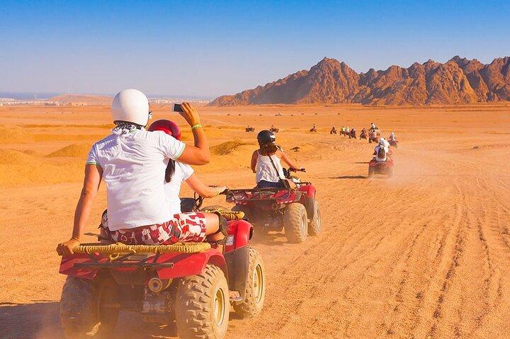 Hurghada Safari Trip Quad, Buggy, Jeep, Camel, Dinner, and Show
