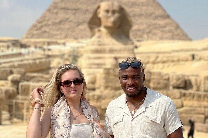 Giza Pyramids, Sphinx, Camel Ride, Lunch & Inside pyramids