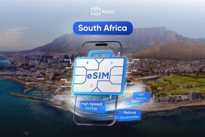 South Africa eSIM 3 to 30 days Up to 20GB of Data