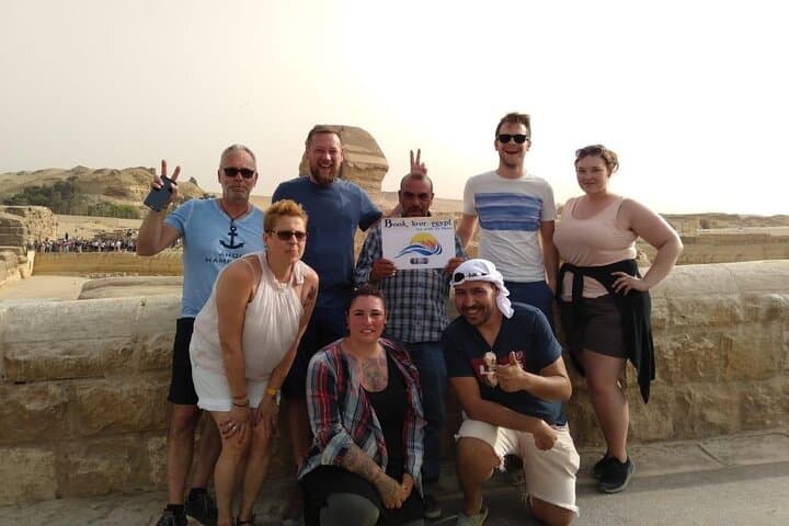 The Great Egyptian Museum and Giza Pyramids and Sphinx