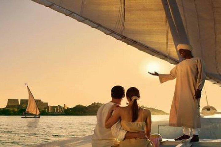Short Felucca Boat on the Nile in Cairo