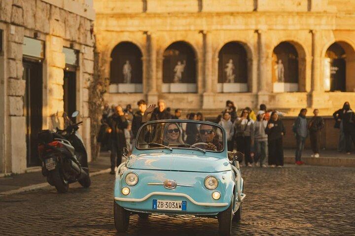 La Dolce Roma Private Tour by Electric Fiat or Golf Cart