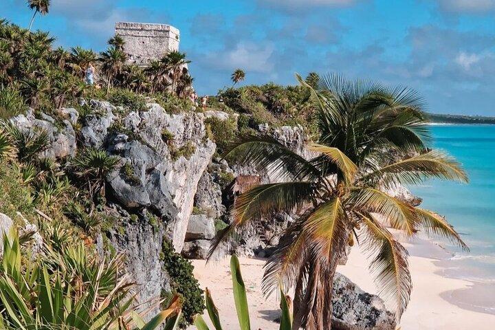 Tour 1 day in Tulum with Coba and Cenote and Playa del Carmen
