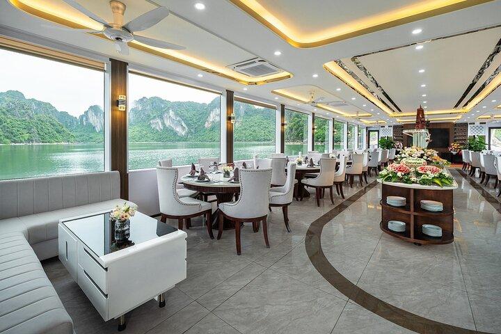 Hercules 5-Star Day Cruise to HaLong Bay with Jacuzzi & Lunch