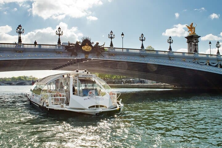 Paris: Batobus Hop-On Hop-Off Cruise & Landmarks Audio Tour