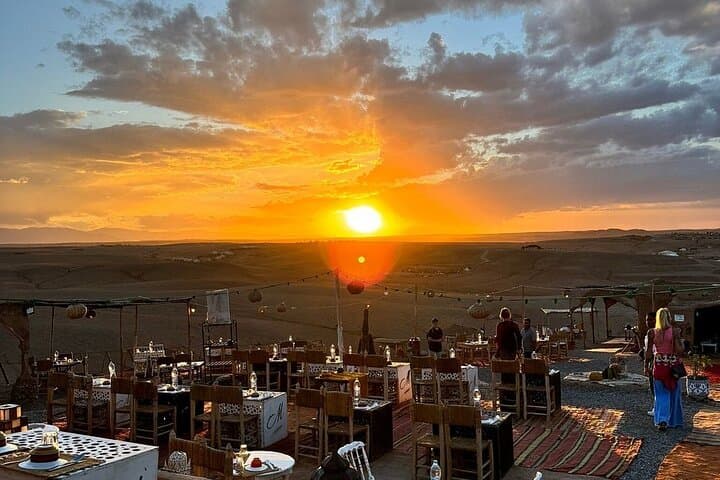 Agafay Desert Sunset Tour with Dinner show from Marrakech