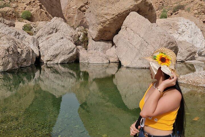 Full Day Wadi Al Arbeieen with Sinkhole and Fins Beach