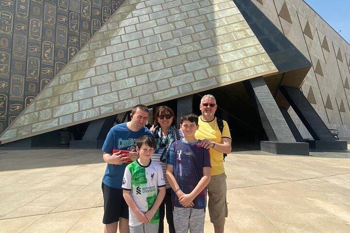 Private Grand Egyptian Museum and Giza Pyramids Day Tour